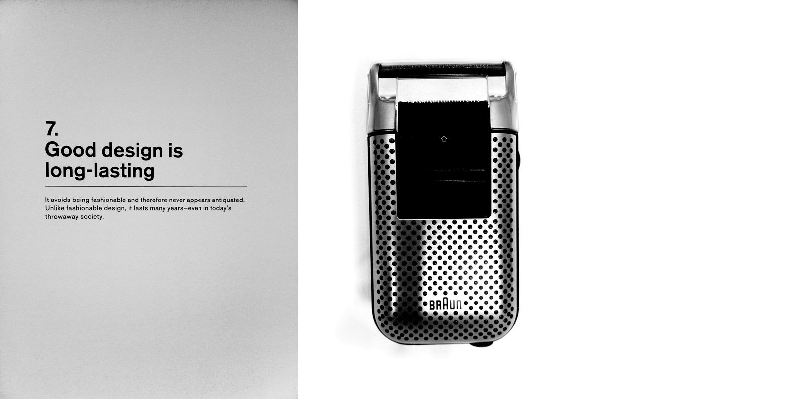 Good design is long lasting