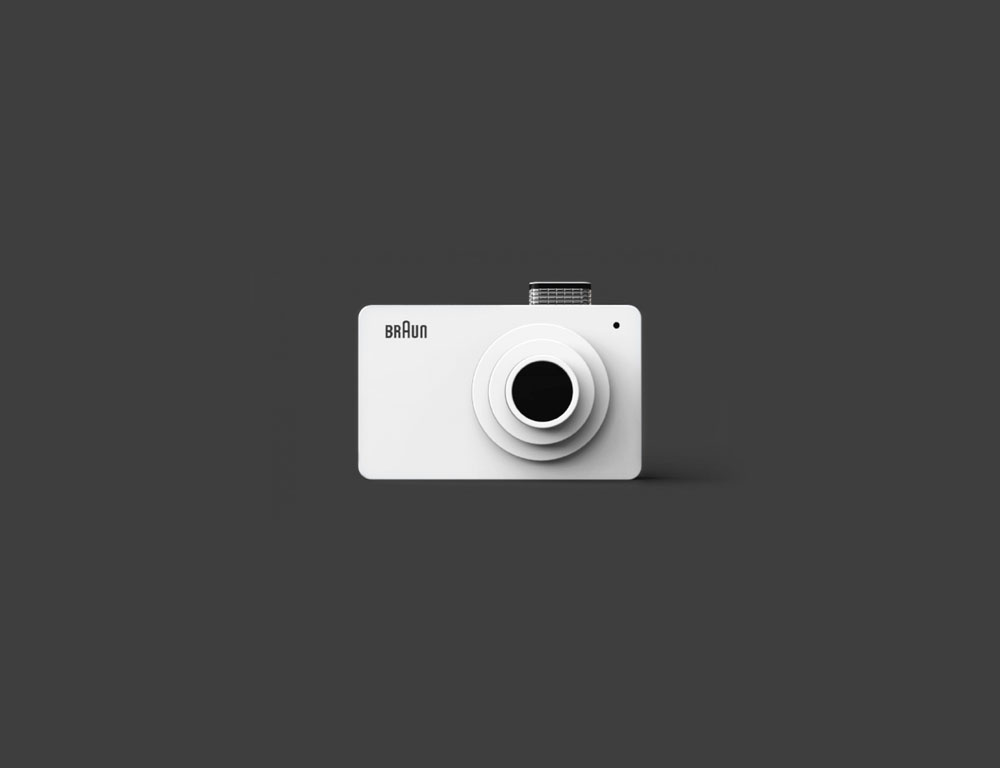 dieter rams braun camera in white