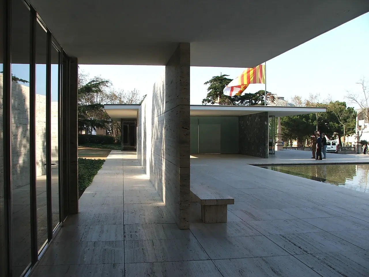 designed by Ludwig Mies van der Rohe