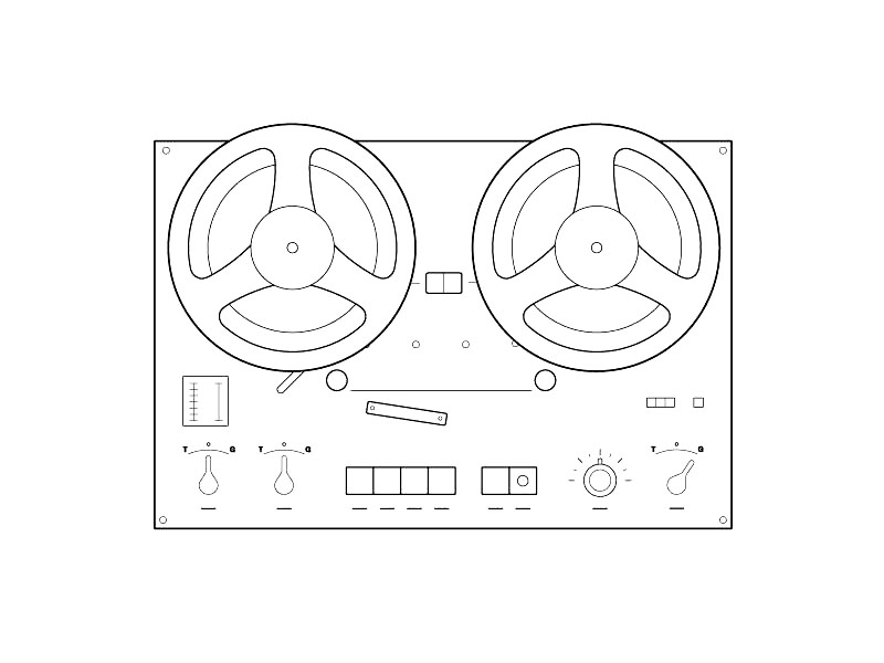 Rams TG 1000 Tape Recorder