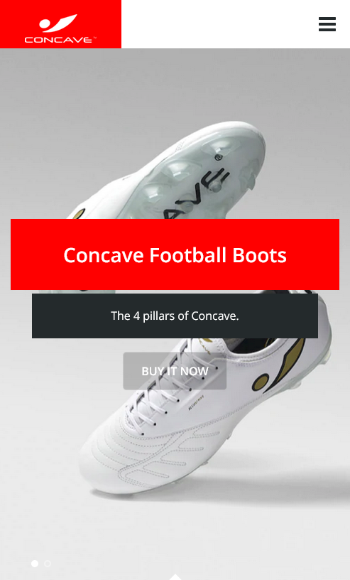 Concave Football Boots Personalisierte Benutzererfahrung
