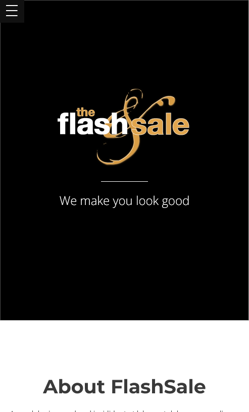 FlashSale - We make you look good with the flash sale goods milo 3oneseven Design