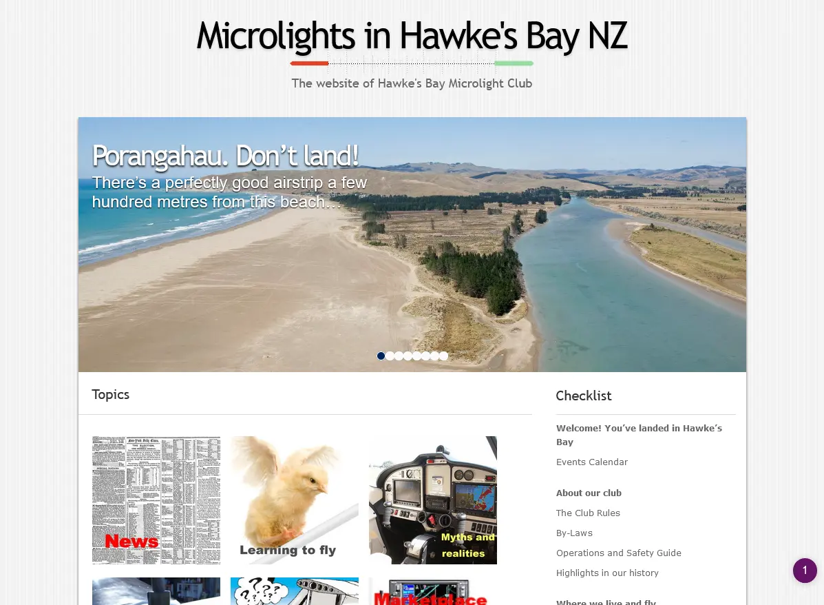 Microlights in Hawke_’s Bay NZ The website of Hawke_’s Bay Microlight Club