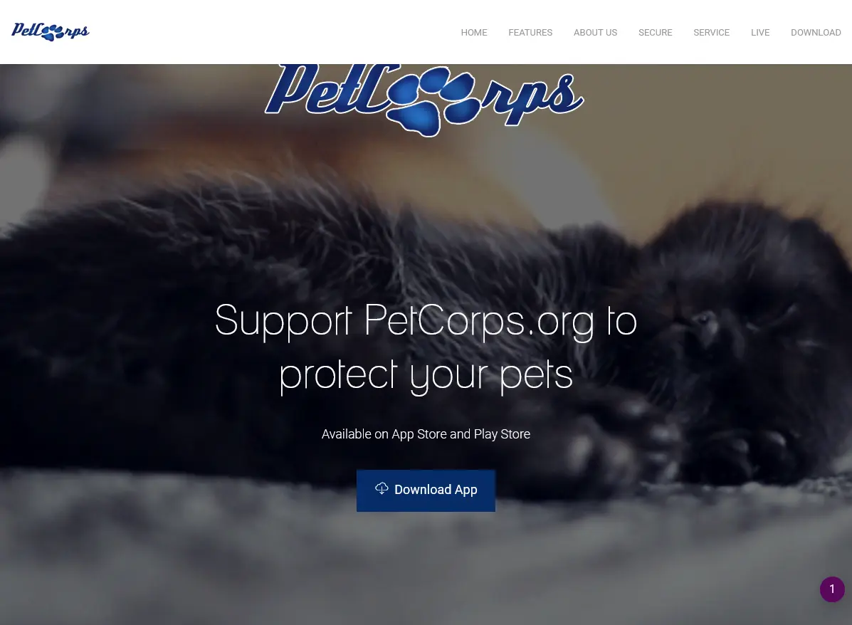 PetCorps - The best petcare with our customizable App for Android & Apple milo 3oneseven Design