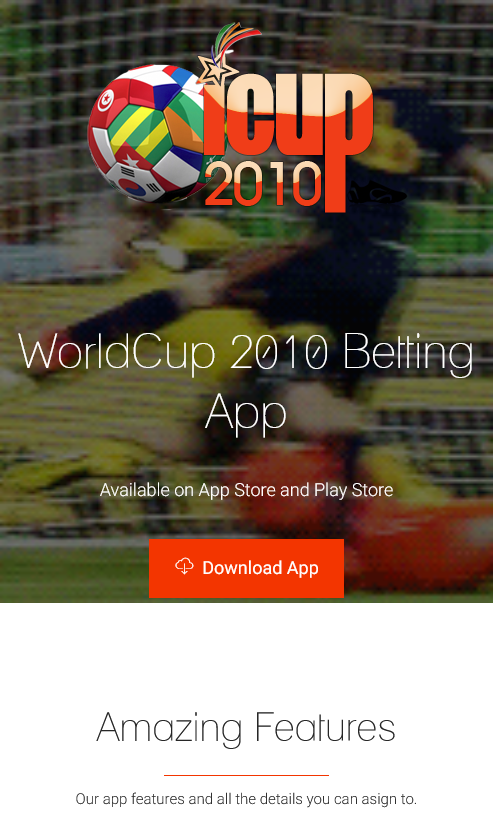 iCup 2010 Worldcup 2010 App for Android & Apple milo 3oneseven Design