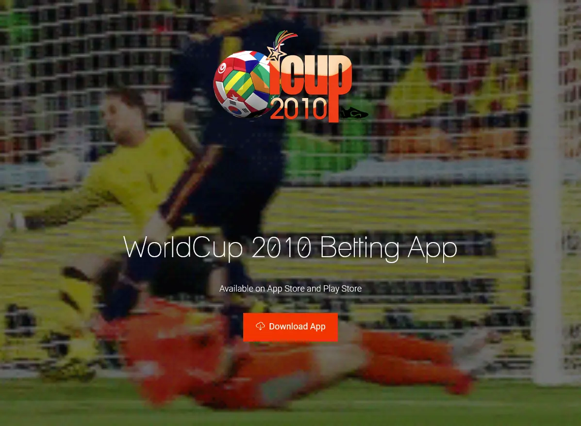 iCup 2010 FIFA Worldcup ios App