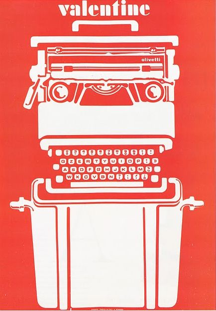 Ettore Sottsass Typewriter Olivetti Design