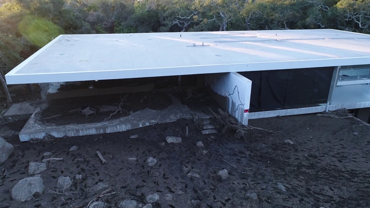 The Glass Pavilion after the flood: