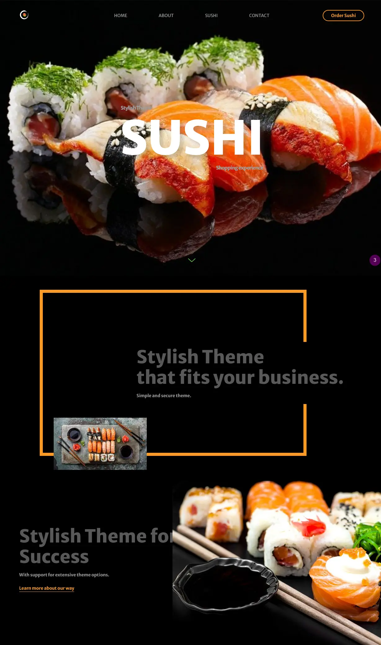 Sushi template