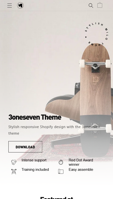 3oneseven theme by milo