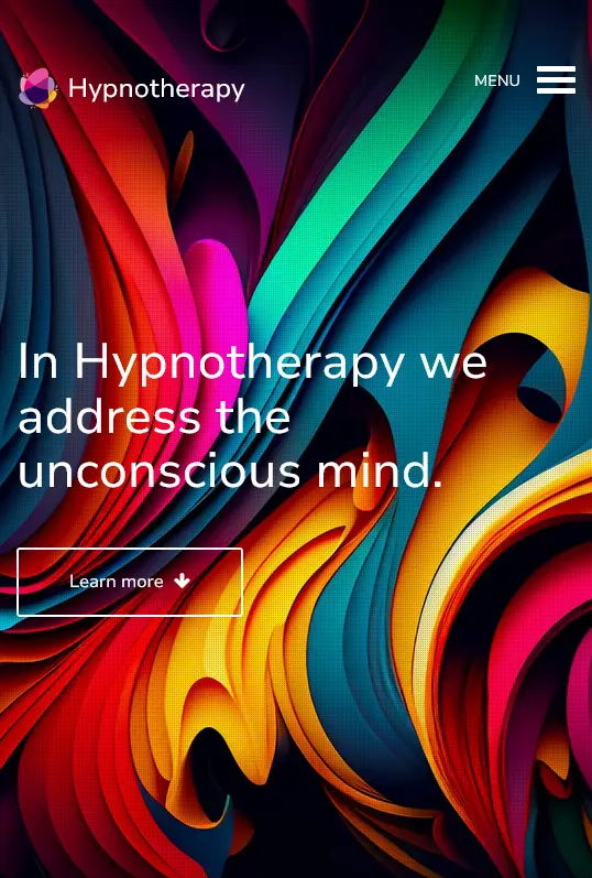 Hypnoterapi corporate mobile design