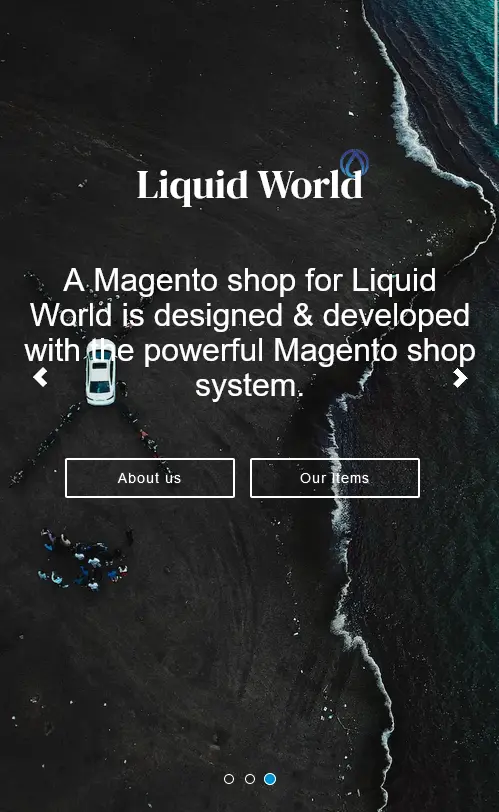 Liquid World mobile ecommerce development