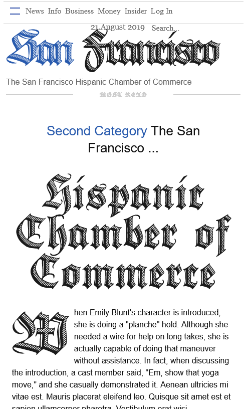 San Francisco Hispanic Chamber of Commerce milo 3oneseven Design