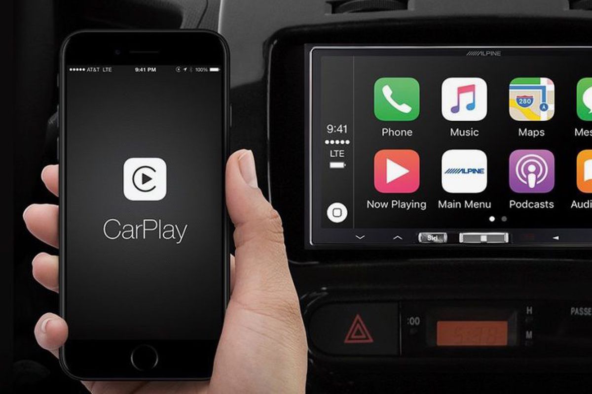 Alpine's  Apple CarPlay