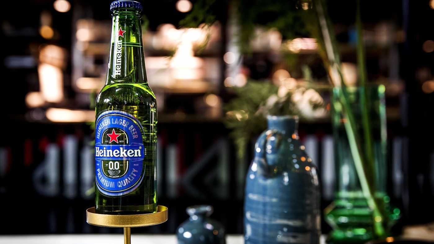 Heineken beer bottle