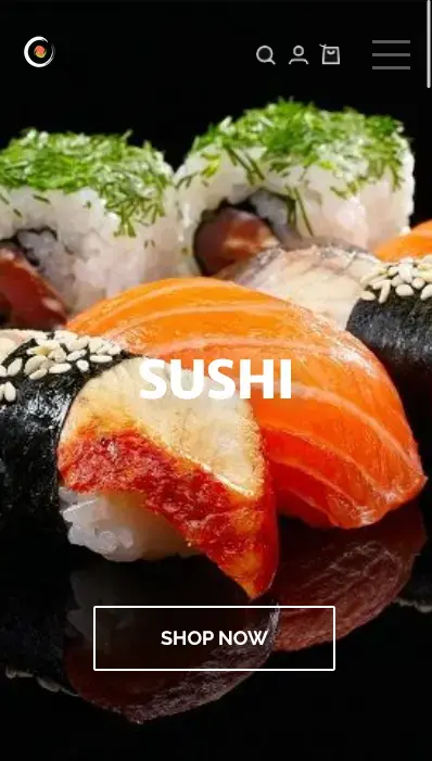 Sushi theme template
