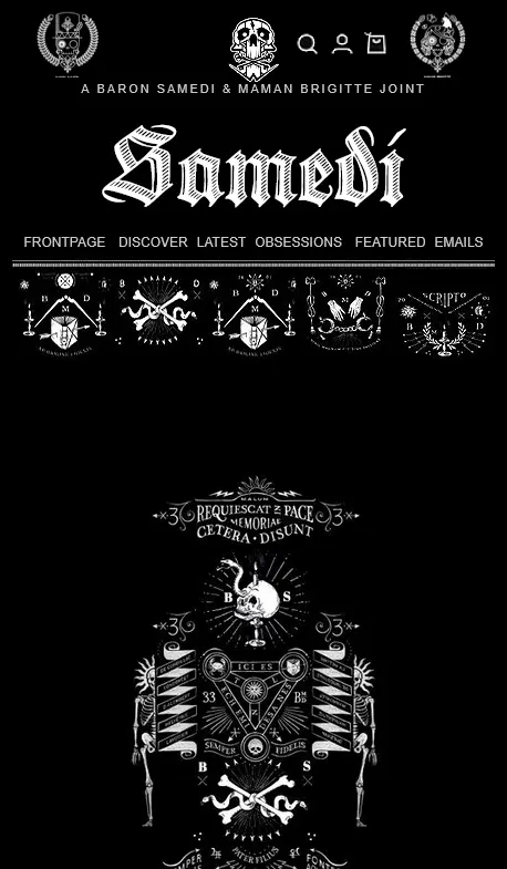 Baron-Samedi-Goth-theme-with-goth #-beautiful-typography