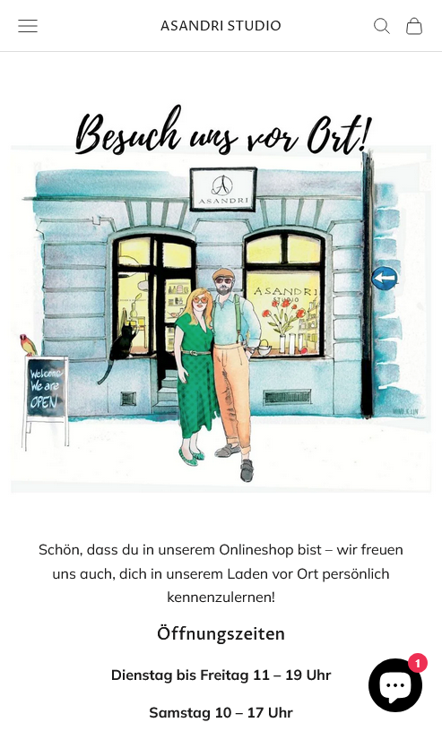 ASANDRI STUDIO - Design & Handcraft - Concept Store Zurich