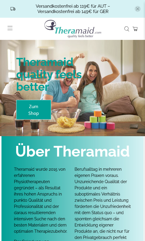 Theramaid store
