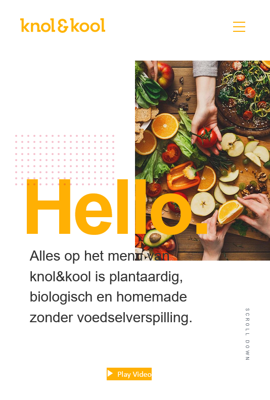 knol & kool mobile ecommerce design