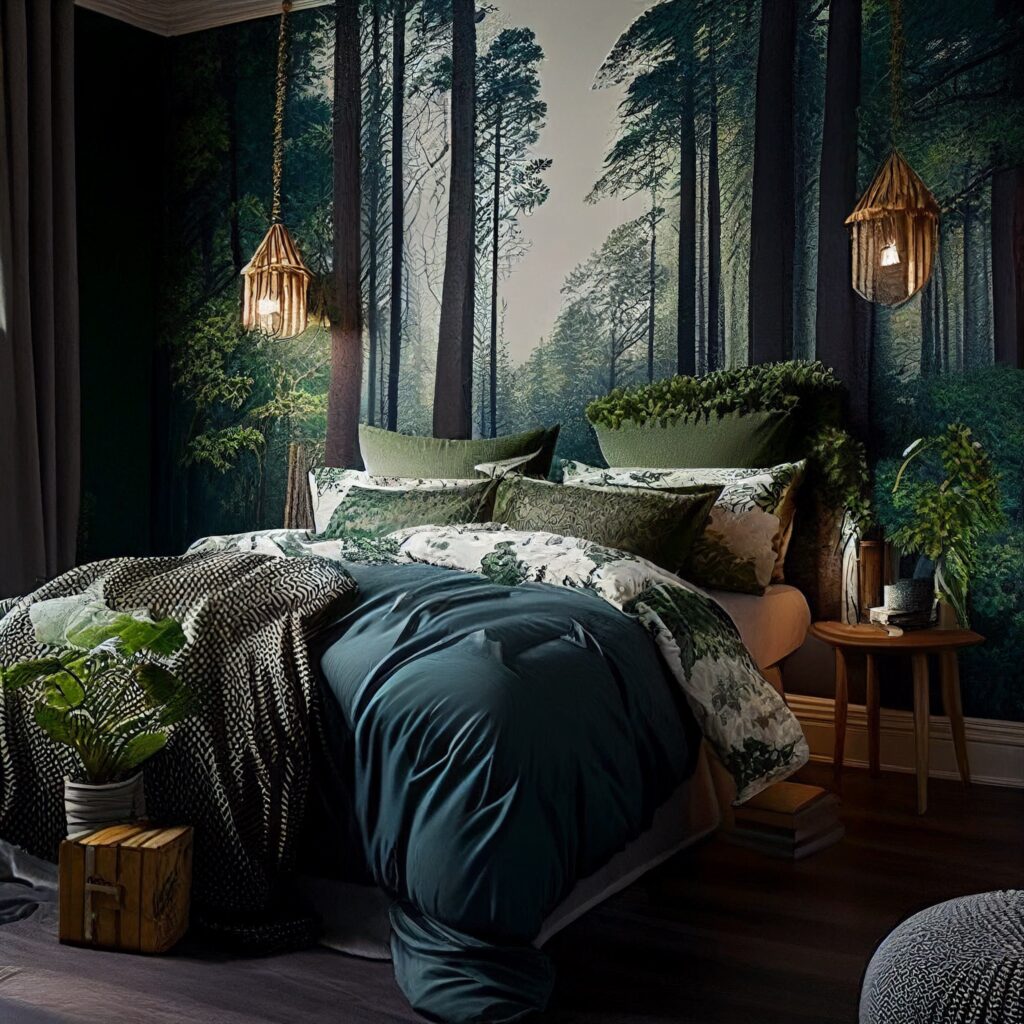 Forest Themed Bedroom