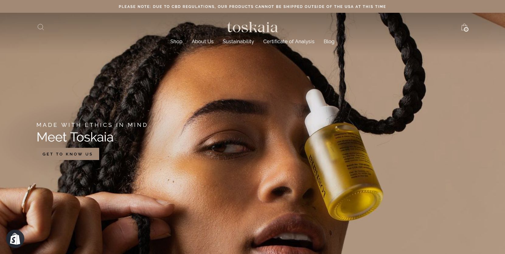 Toskaia Honest, product page