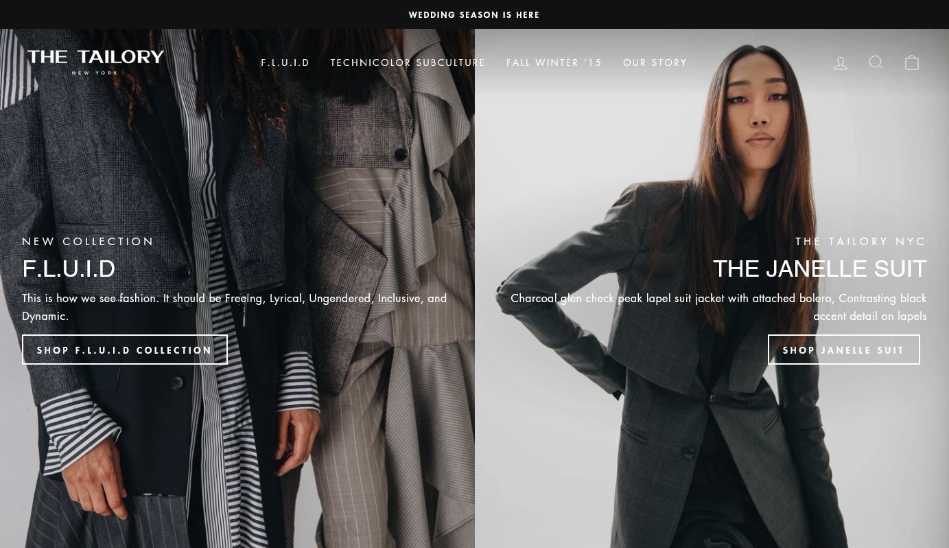 The Tailory NYC intuitive UI