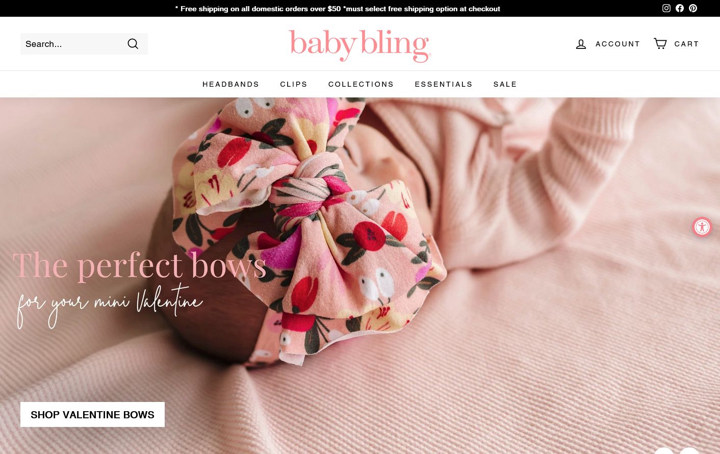 Baby Bling Bows