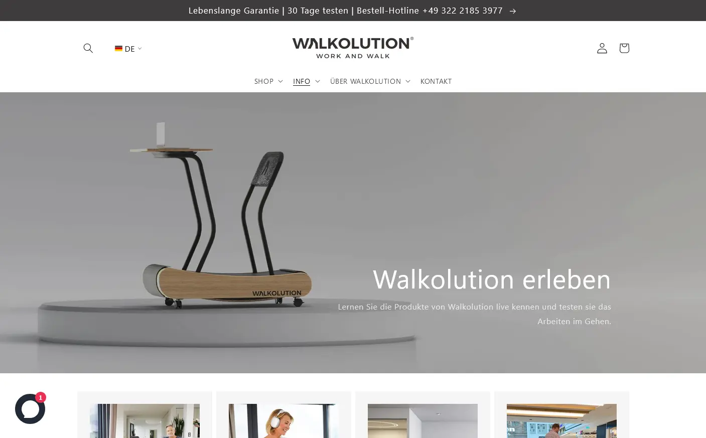 Walkolution frontpage ecommerce   B2B wholesale
