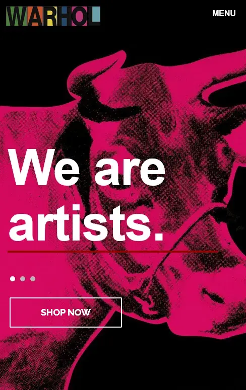 Warhol-ecommerce -template