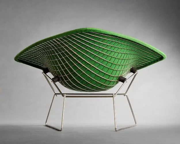 The Harry Bertoia Diamond Chair