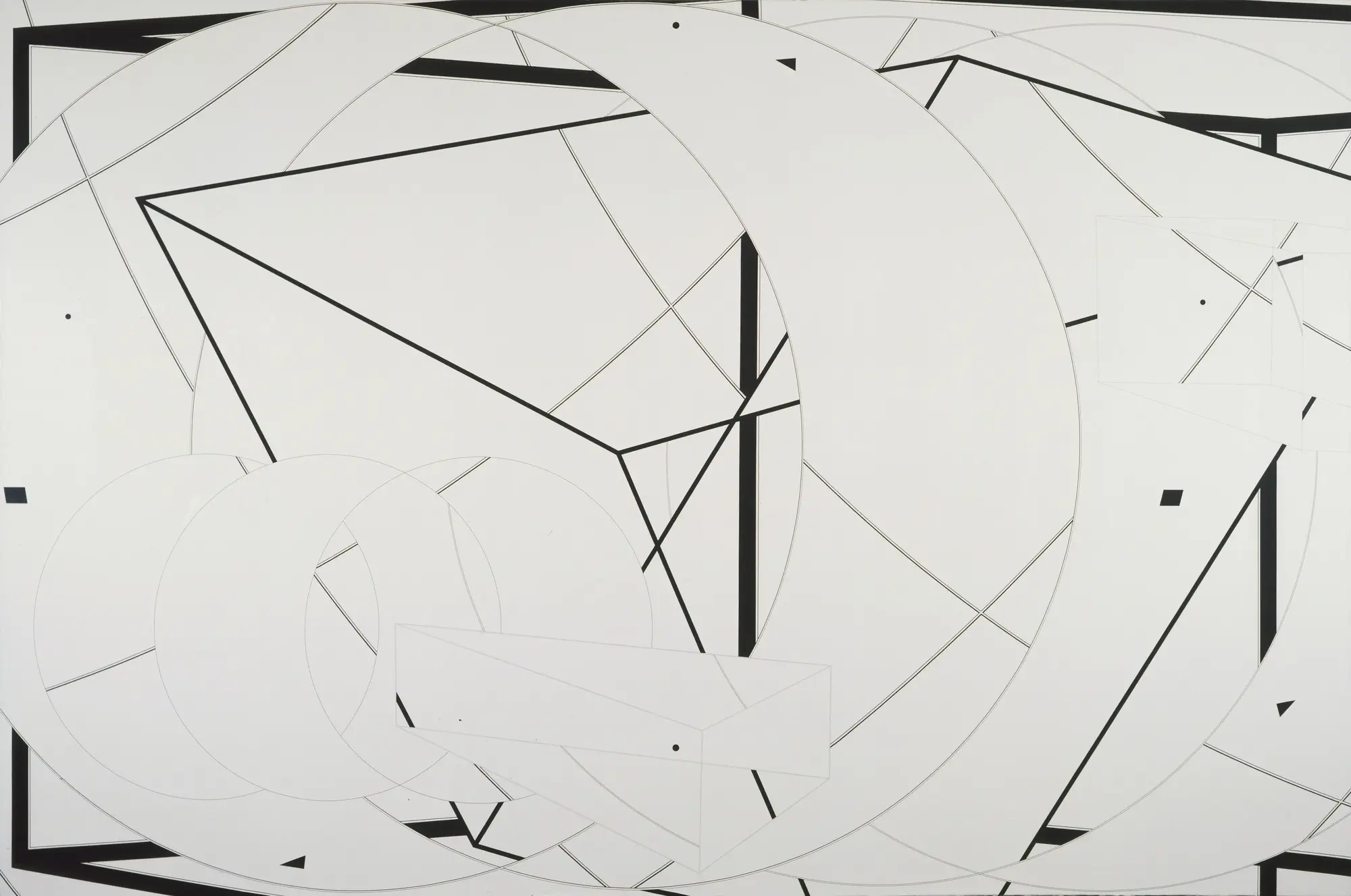 Al Held. Inversion IV. 1977 art