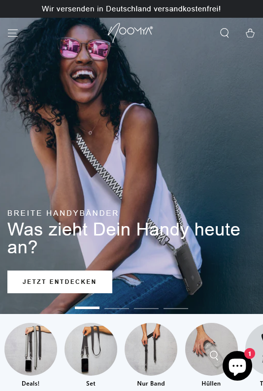 NOOMYA User Experience (UX) Fokus
