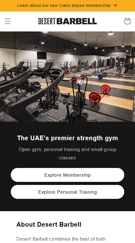 Dubai-Desert-Barbell-mobile ecommerce design
