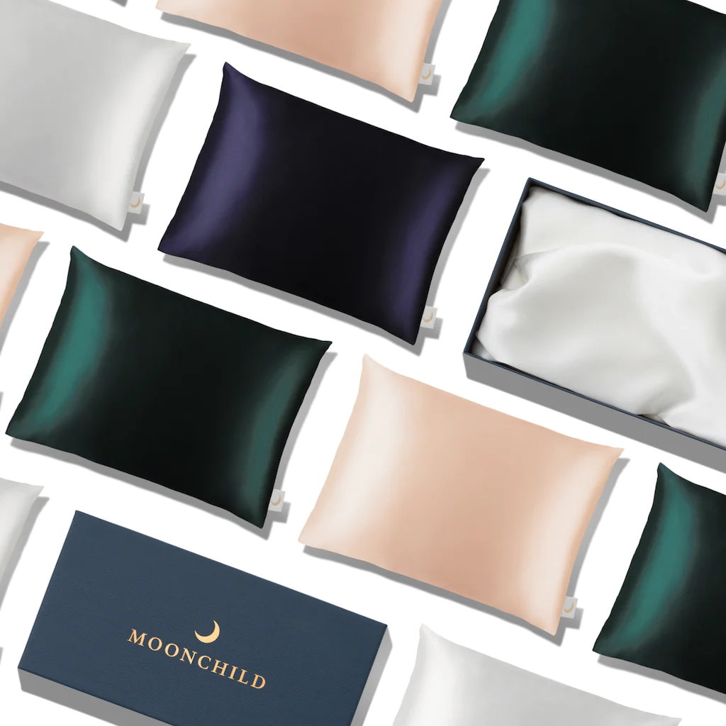 Moonchild® Sustainable Silk Pillowcase Cruelty-free Organic Peace Silk