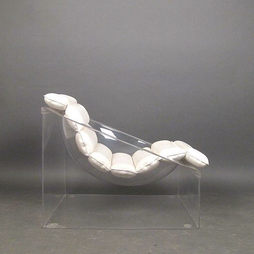 Vintage plexiglas Toy armchair