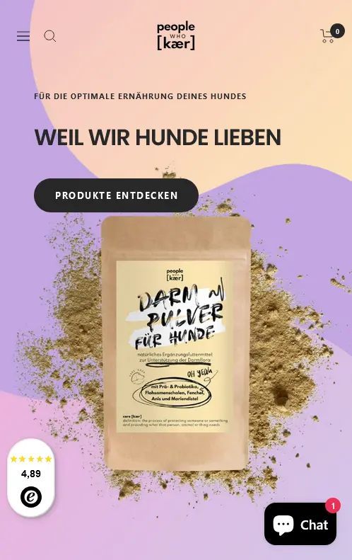 Peøple who Kær product page