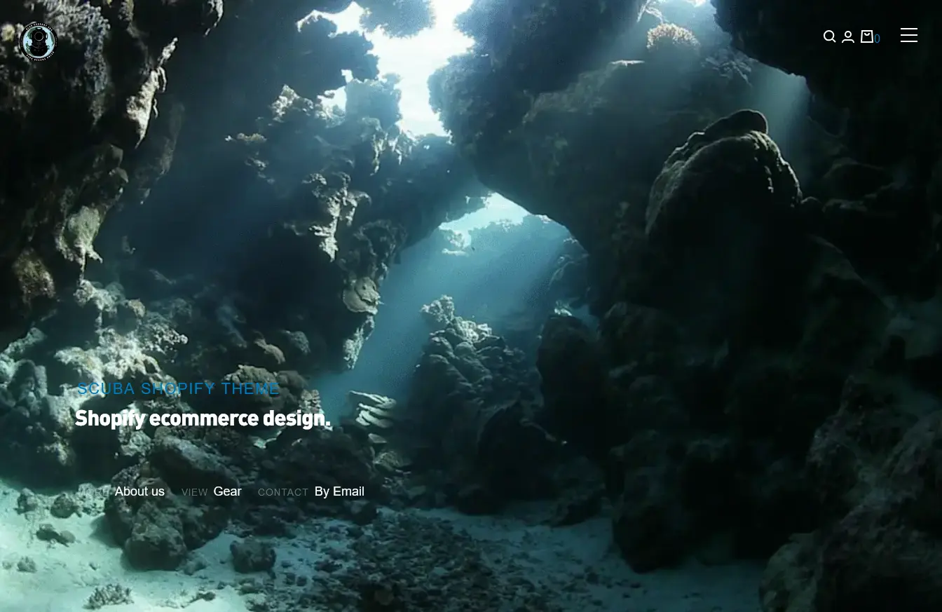 Scuba theme template