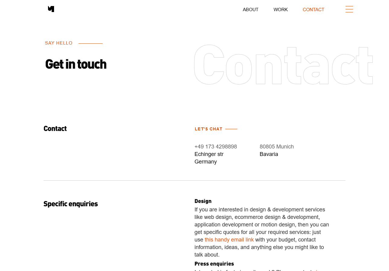 Contact – 3oneseven Contact – 3oneseven