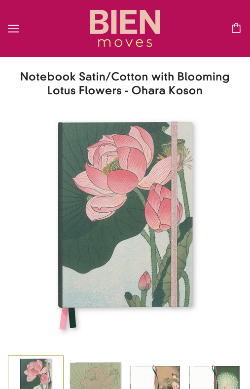 BIEN moves product page ecommerce design