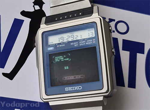 seiko Microma PVD Digital Watch